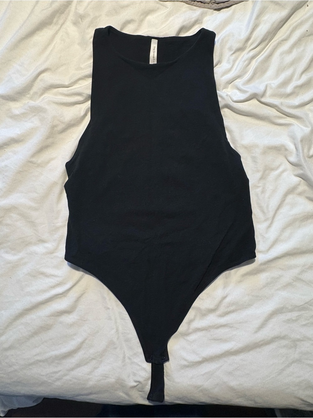 Babaton Black Sleeveless Bodysuit